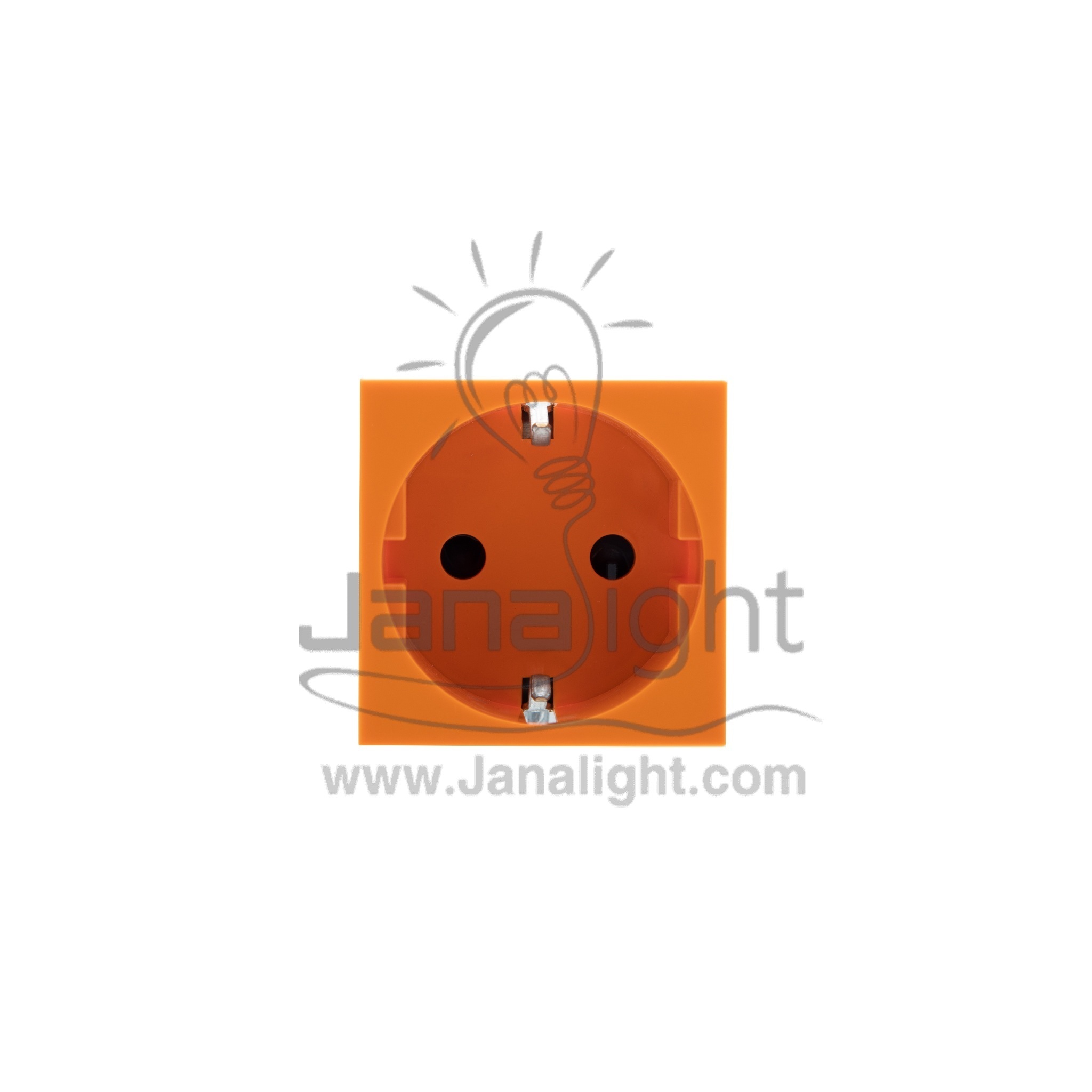 بريزة مجوفة ليجراند برتقالي Socket Arteor Legrand orange